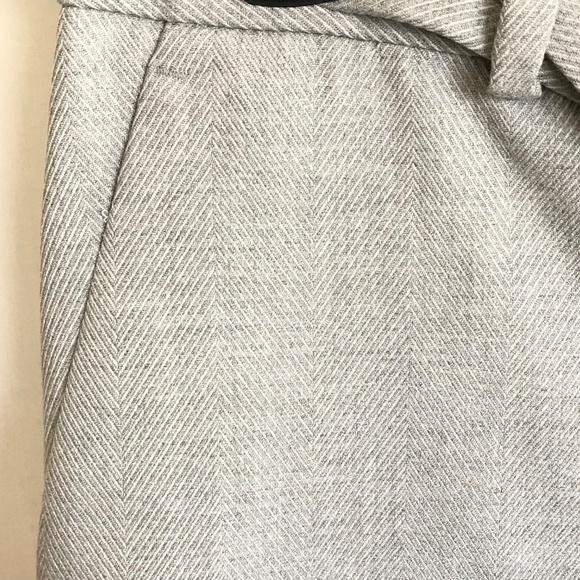 BANANA REPUBLIC Avery Ankle Trouser Pants Gray Belted Women’s Plus Size 14 NWT - Picture 4 of 16